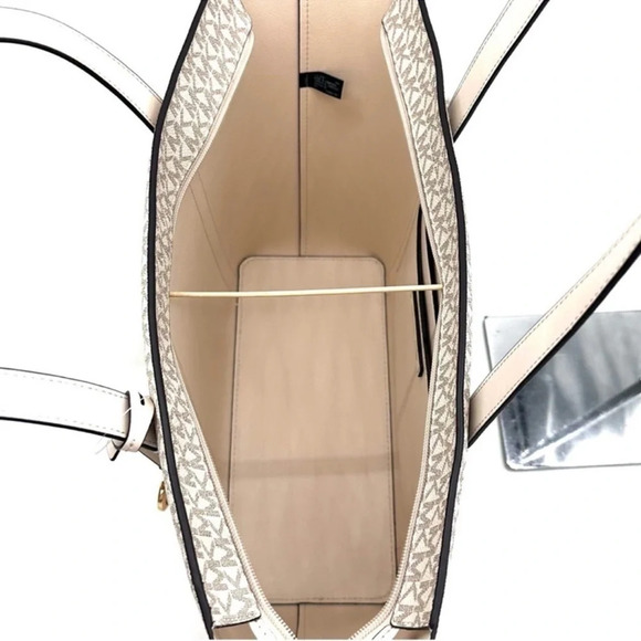 Michael Kors Pratt Large Signature Logo Tote Bag & Double Zip Wallet (NWT) - Picture 9 of 13